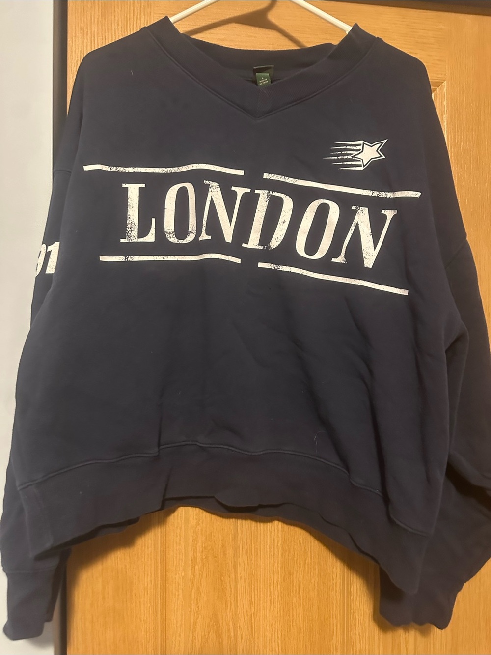 wild fable Navy Graphic Pullover